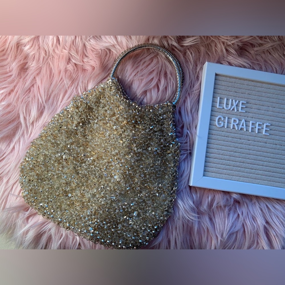 Authentic ANTEPRIMA wire bag in gold